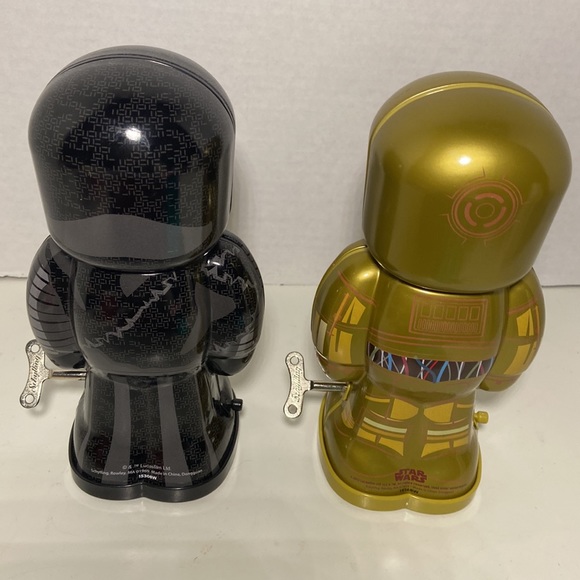 Star Wars 8” Tin Windup C-P3O and Kylo Ren figures by Schylling. - Picture 3 of 8